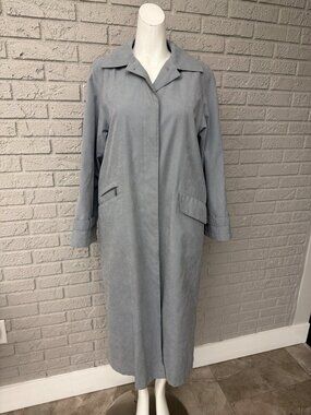 Fleet Street Rainwear Women’s Water-Resistant Trench Coat Size 8P